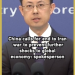 China Calls for Iran War Ceasefire to Safeguard Global Economy 🌍💸 video poster