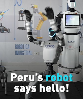 Peru's Xpertus Robot Greets the World 🤖🌍 video poster