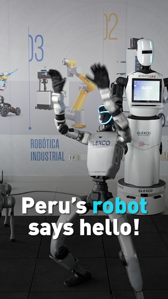 Peru's Xpertus Robot Greets the World 🤖🌍 video poster
