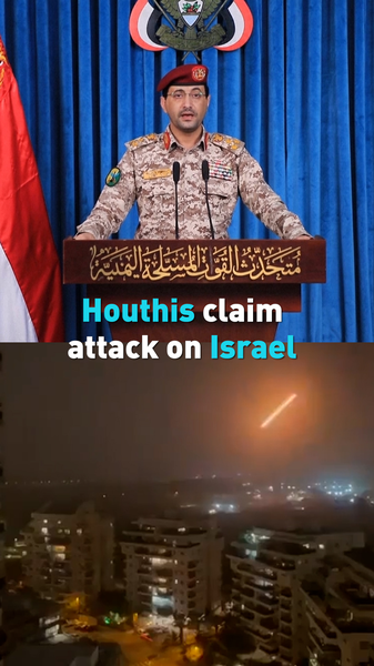 7YTU4TCCN3BYKJXMTDTT - 🌍NewspaperAmigo – Your Global News Buddy 🗞️ Houthis Claim Missile Strike in Central Israel 🌍💥 video poster
