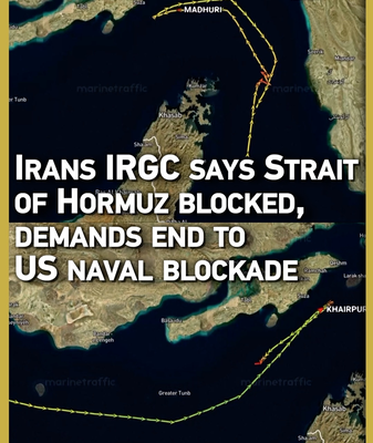 Iran Closes Strait of Hormuz Amid US Blockade Standoff 🌍⚓ video poster