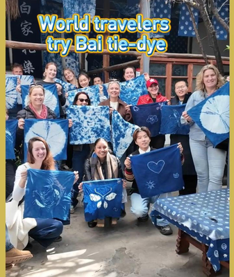Global Travelers Master Bai Tie-Dye Art in Dali 🌍🎨 video poster