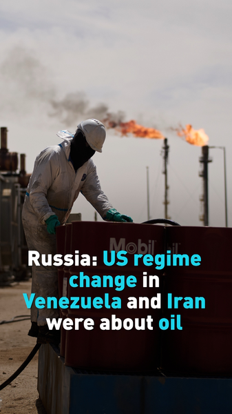 Russia Accuses US of Oil-Driven Regime Changes in Venezuela, Iran 🌍🛢️ video poster
