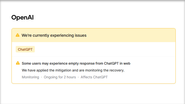ChatGPT_Web_Service_Faces_Brief_Outage__OpenAI_Probes_Issue - 🌍NewspaperAmigo – Your Global News Buddy 🗞️ ChatGPT_Web_Service_Faces_Brief_Outage__OpenAI_Probes_Issue