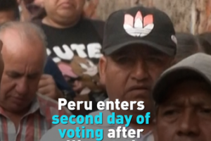 Peru's Election Stalls: Voting Enters Day Two Amid Chaos 🗳️🇵🇪 video poster