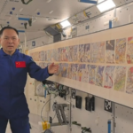 Teen Art Blasts Off: Space Station & Beijing Host Cosmic Exhibition 🚀🎨