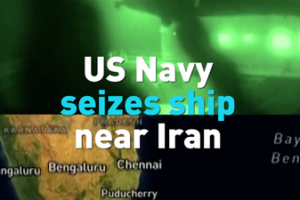 U.S. Seizes Iranian Ship Near Strait of Hormuz as Tensions Soar 🚢⚡ video poster