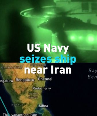 U.S. Seizes Iranian Ship Near Strait of Hormuz as Tensions Soar 🚢⚡ video poster