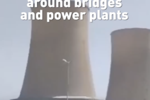 Iranians Unite in Human Chains to Protect Infrastructure 🌉⚡ video poster