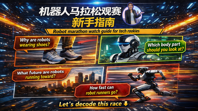 🤖🏃♂️ Robot Marathon 2026: A Tech Rookie’s Guide to the Future video poster