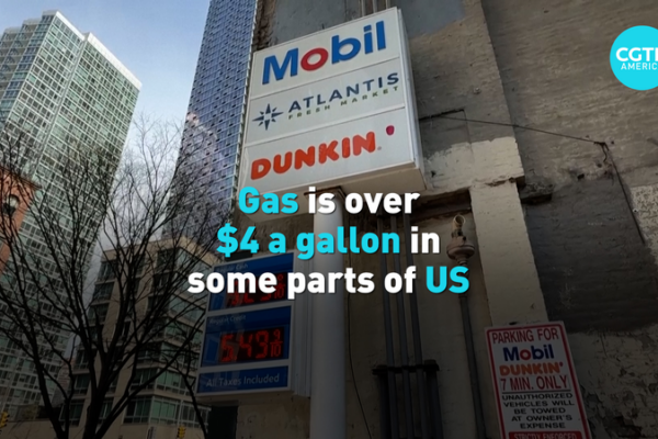 US Gas Prices Surge Past $4 as Global Tensions Fuel Inflation Fears 🌍⛽ video poster