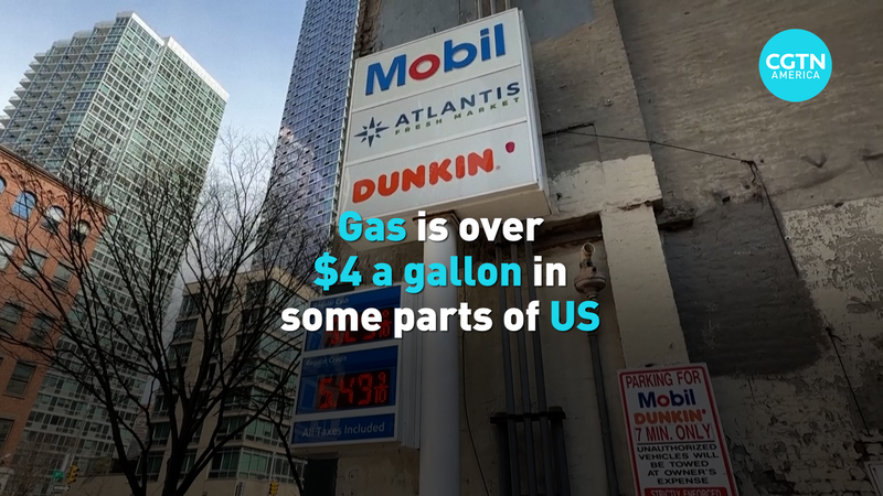 US Gas Prices Surge Past $4 as Global Tensions Fuel Inflation Fears 🌍⛽ video poster