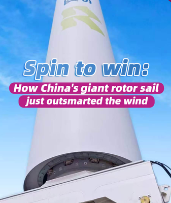 China’s Giant Rotor Sail Sets New Wind Power Record 🌬️🚢 video poster