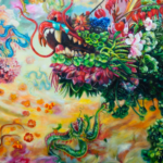 US Artist Weaves Chinese Embroidery into Mythical Art Exhibition 🧵✨