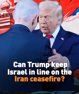 Trump’s Middle East Tightrope: Can He Rein In Israel Amid Iran Ceasefire Push? 🌍✌️ video poster