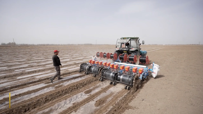 I5YX77PF3GC1WTP28SN6 - 🌍NewspaperAmigo – Your Global News Buddy 🗞️ Tech Meets Tradition: Xinjiang's Spring Farming Goes High-Tech 🌱💡 video poster