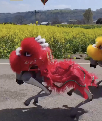 Robo-Puppy Explores Rapeseed Fields: Tech Meets Nature 🌾🤖 video poster