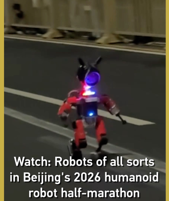 Robots Race the Night in Beijing’s 2026 Half-Marathon Test 🌟🤖 video poster