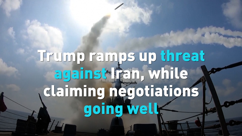 Trump Ramps Up Iran Threats Amid 'Progress' Claims 🌍⚡ video poster