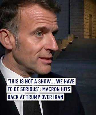 Macron Slams Trump's Iran Strategy: 'This Isn’t a Show' 🌍⚡ video poster