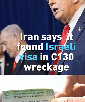 Iran Claims Israeli Visa Found in Downed C-130 Wreckage 🚨✈️ video poster