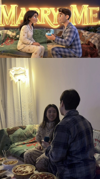 Shenyang Couple's AI Proposal Video Takes Social Media by Storm 💍🤖 video poster