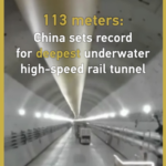 China Breaks World Record with Deepest Underwater High-Speed Rail Tunnel 🌊🚄 video poster
