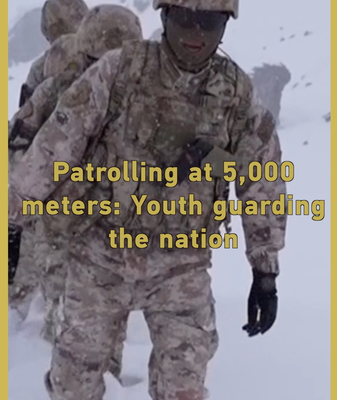 Youth Soldiers Brave 5,000-Meter Patrols in Xizang's Harsh Winters ❄️🇨🇳 video poster