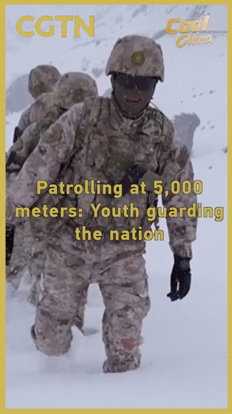 Youth Soldiers Brave 5,000-Meter Patrols in Xizang's Harsh Winters ❄️🇨🇳 video poster