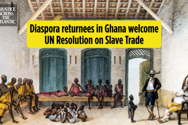 Ghana’s Diaspora Returnees Hail UN Slave Trade Resolution 🌍✊ video poster