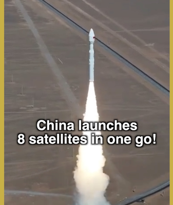 China Launches 8 Satellites in Record-Breaking Mission 🚀 video poster