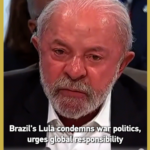 Brazil's President Lula Condemns War Politics, Calls for Global Unity 🌍✌️ video poster