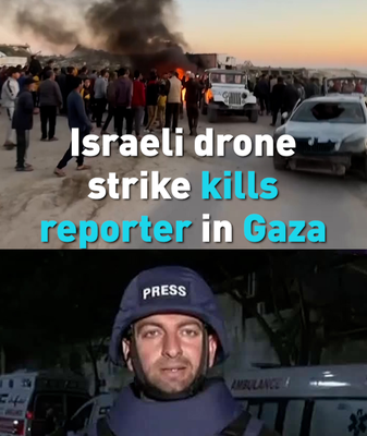 Israeli Drone Strike Kills Journalist in Gaza, Press Freedom Under Fire 🚨 video poster