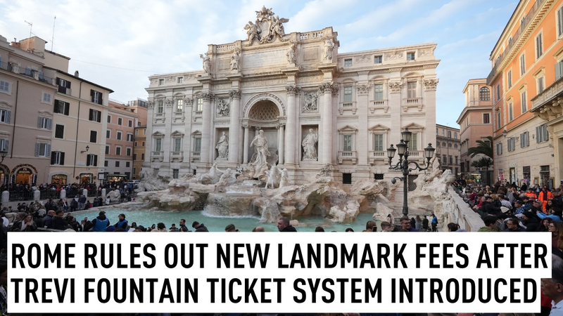 Rome’s Trevi Fountain Fee Sparks Debate on Tourism Balance 🏛️💶 video poster