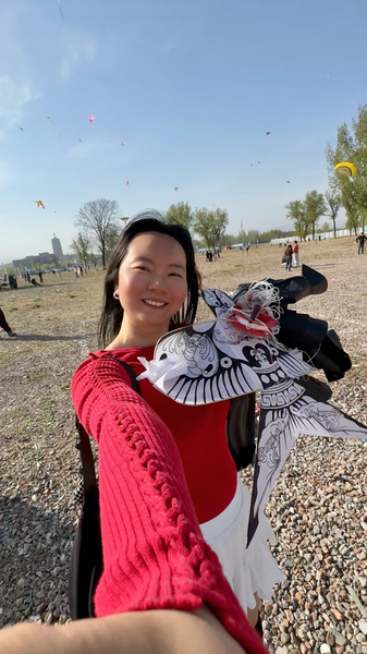 Lucy Soars at Beijing Kite Fest: Tradition Meets Global Unity 🌏🪁 video poster