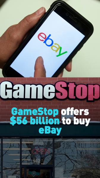 Plot Twist! GameStop Makes a Shocking $56 Billion Bid for eBay 🎮🛍️ video poster